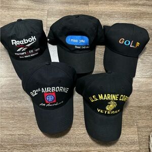 5 black hats = $19